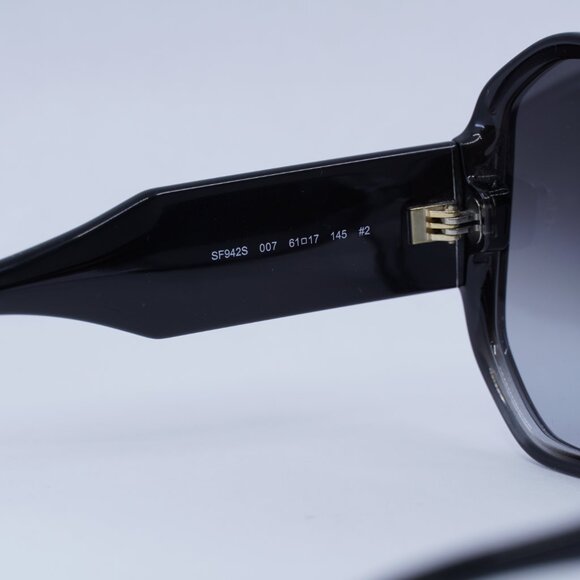 ?️ New Salvatore Ferragamo SF942S 007 Sunglasses - Grey Gradient Frame main image 4